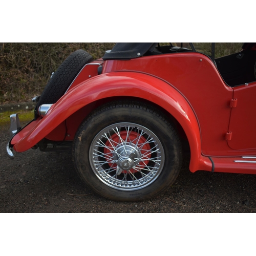 1001 - A 1954 MG TF VINTAGE SPORTS ROADSTER, THAT'S FULLY RESTORED in red, first registered January 2013 wi... 