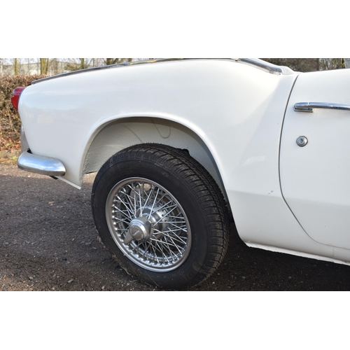 1002 - A 1966 TRIUMPH SPITFIRE 4 Mk2 SPORTS CAR REBUILD PROJECT in white, first registered April 1966 with ... 