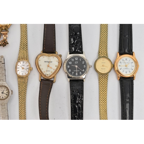 68 - TWELVE LADIES WRISTWATCHES, assorted watches, names to include Rotary, Seiko, Sekonda, Old England, ... 