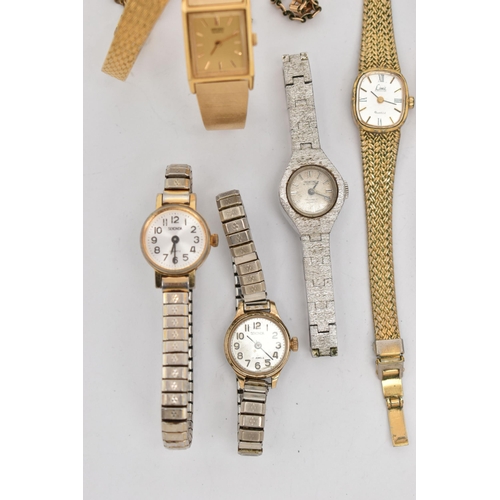 68 - TWELVE LADIES WRISTWATCHES, assorted watches, names to include Rotary, Seiko, Sekonda, Old England, ... 