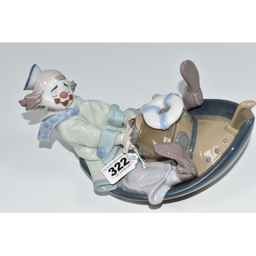 322 - A LLADRO PRIVILEGE 'CIRCUS WAVES' FIGURE, model no 8137, sculptor Francisco Polope, issued 2005, hei... 