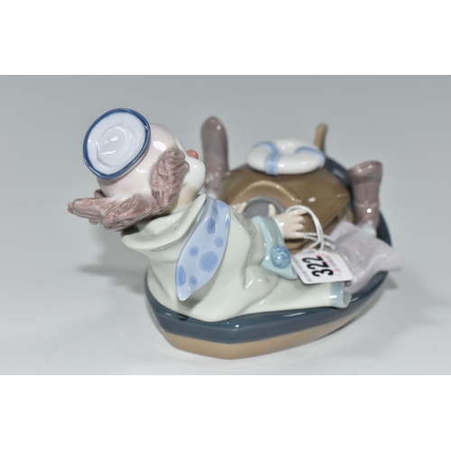 322 - A LLADRO PRIVILEGE 'CIRCUS WAVES' FIGURE, model no 8137, sculptor Francisco Polope, issued 2005, hei... 