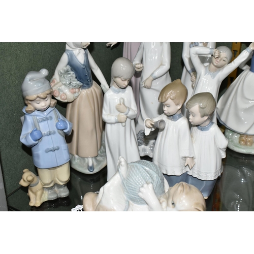 363 - TEN NAO FIGURES, to include Cheer Me Up, My Playful Puppy, Sleepy Boy, Choir Boys, Girl Holding a Ca... 