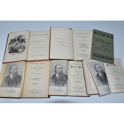 382 - SIX BOOKS comprising two volumes of Hartley's Yorkshire Ditties, First Series and Second Series publ... 