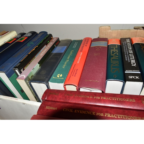 407 - FOUR BOXES OF BOOKS, MOSTLY HARDBACK FORMAT, subjects include Prehistoric British history and Archae... 