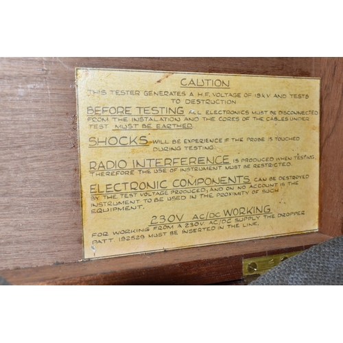 430 - A CASED SCRATCH BUILT INSULATION FLASHOVER TEST SET, serial no 391, dated 1965 (1) (Condition Report... 