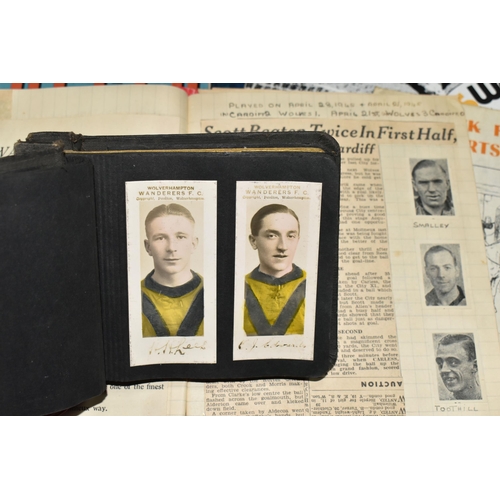 470 - A QUANTITY OF WOLVERHAMPTON WANDERERS F.C MEMORABILIA AND EPHEMERA, to include a photograph signed b... 