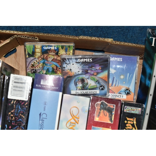 475 - BIG BOX PC VIDEO GAMES, spread across three boxes, includes Doom II (and expansions), Duke Nukem 3D ... 