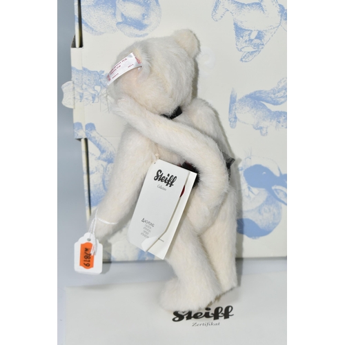 507 - A BOXED STEIFF LIMITED EDITION PUSSY CAT, comprising 021190 'Cat Lady Ted', limited edition 1,111 pi... 