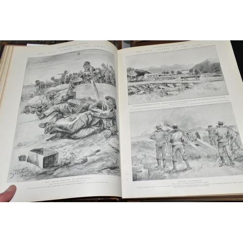 579 - THE ILLUSTRATED LONDON NEWS, Four Bound Volumes, January - June 1900, July - December 1900, January ... 