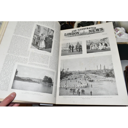 579 - THE ILLUSTRATED LONDON NEWS, Four Bound Volumes, January - June 1900, July - December 1900, January ... 