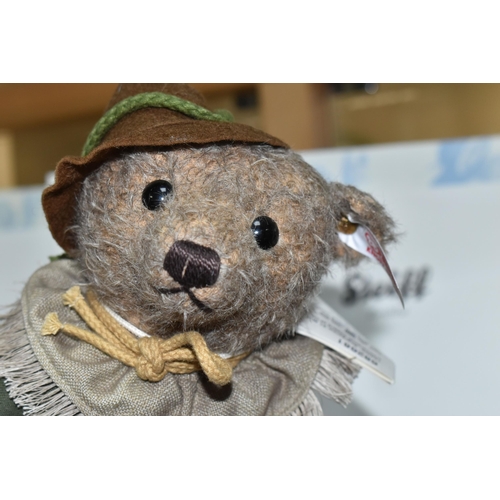 591 - A BOXED STEIFF LIMITED EDITION SCARECROW TEDDY BEAR, no.682681, from the Wizard of Oz 2014 North Ame... 