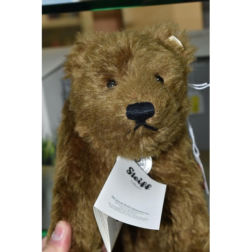 598 - A BOXED STEIFF LIMITED EDITION SHAGGY BEAR REPLICA 1914, no.403330, limited edition no.492/914, dark... 