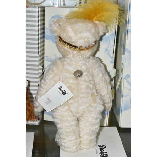 603 - A BOXED STEIFF LIMITED EDITION 'CHARLESTON' TEDDY BEAR, no.682391, limited edition no. 285/1500, mus... 