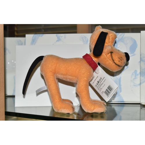 622 - A BOXED STEIFF LIMITED EDITION 'PLUTO', with orange mohair and cotton, gold coloured ear button and ... 