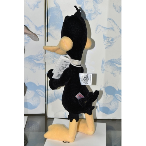 627 - A BOXED STEIFF LIMITED EDITION 'DAFFY DUCK', with black and yellow mohair and cotton, gold coloured ... 