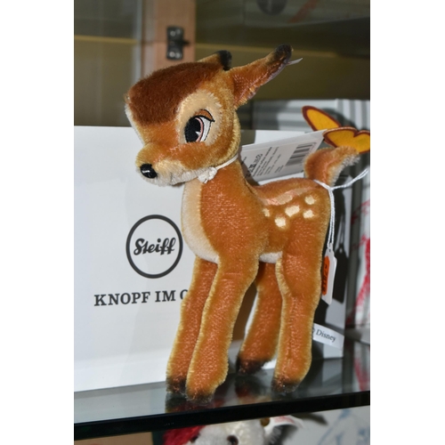 634 - A BOXED STEIFF LIMITED EDITION 'DISNEY'S BAMBI', the character with light brown mohair and cotton co... 