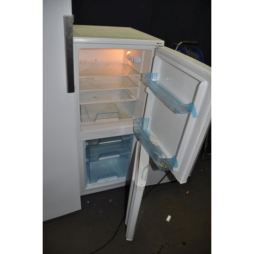 1053 - A NEW WORLD NWCOM5012WHT FRIDGE FREEZER width 50cm depth 54cm height 127cm (PAT pass and working at ... 