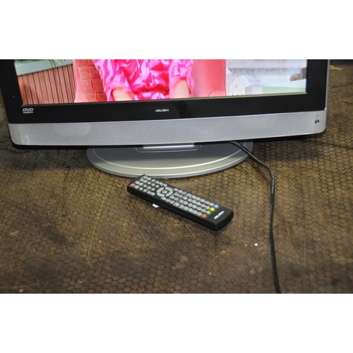 1057 - A BUSH 22In TV/DVD PLAYER with remote (PAT pass and working)