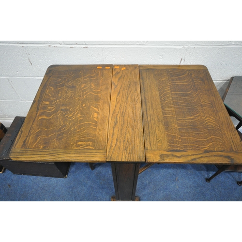 1320 - AN ARTS AND CRAFTS STYLE HEXAGONAL MOORISH TABLE, on cylindrical tapered legs, diameter 51cm x heigh... 