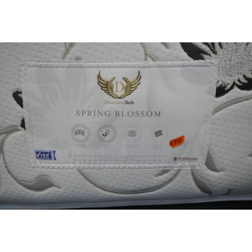 1340 - A DREAMLAND BEDS SPRING BLOSSOM SINGLE MATTRESS (condition report: general signs of usage)