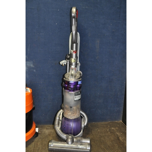 1091 - A DYSON DC25 ANIMAL UPRIGHT VACUUM CLEANER (PAT pass and working but brushbar not turning) and a Vax... 