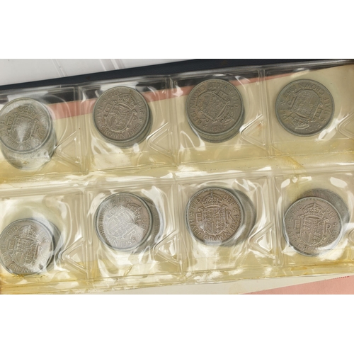 147 - A LARGE CARDBOARD BOX CONTAINING MIXED COINAGE, to include approximately 290 grams of mixed silver c... 