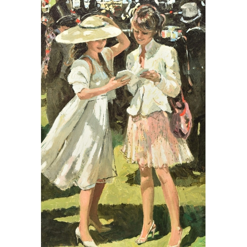 301 - SHERREE VALENTINE DAINES (BRITISH 1959) 'RACE DAY ELEGANCE', a signed limited edition print on board... 