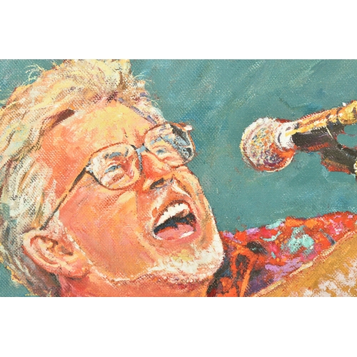 326 - ROLF HARRIS (AUSTRALIA 1930-2023)  'ROLF SINGS', a signed limited edition print on canvas board, dep... 