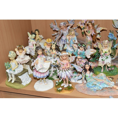 376 - A LARGE COLLECTION OF LIMITED EDITION LEONARDO COLLECTION 'FAERIE' FIGURINES, comprising thirty four... 