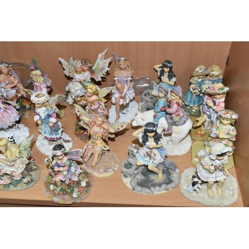 376 - A LARGE COLLECTION OF LIMITED EDITION LEONARDO COLLECTION 'FAERIE' FIGURINES, comprising thirty four... 