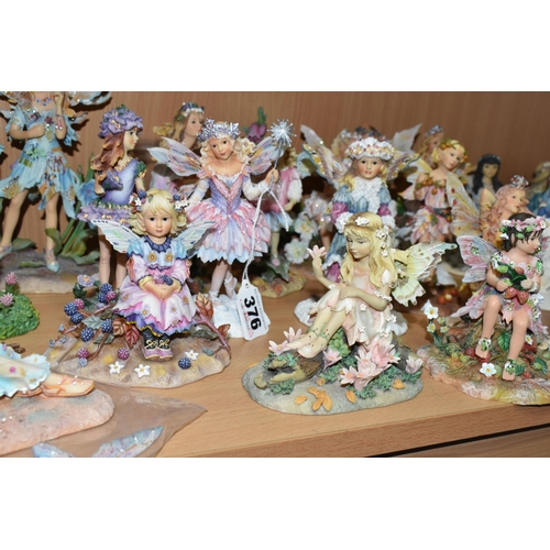 376 - A LARGE COLLECTION OF LIMITED EDITION LEONARDO COLLECTION 'FAERIE' FIGURINES, comprising thirty four... 