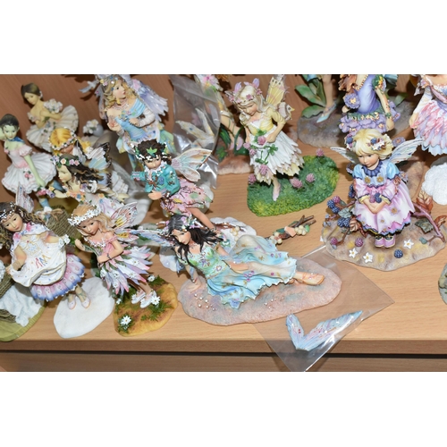 376 - A LARGE COLLECTION OF LIMITED EDITION LEONARDO COLLECTION 'FAERIE' FIGURINES, comprising thirty four... 