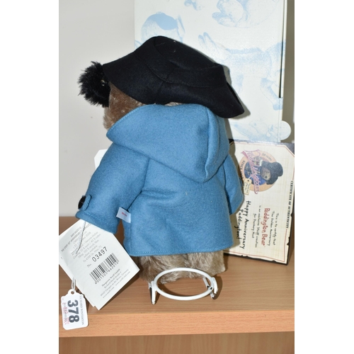 378 - A BOXED STEIFF GOLDEN ANNIVERSARY PADDINGTON BEAR, an exclusive Steiff creation for Danbury  Mint Pa... 