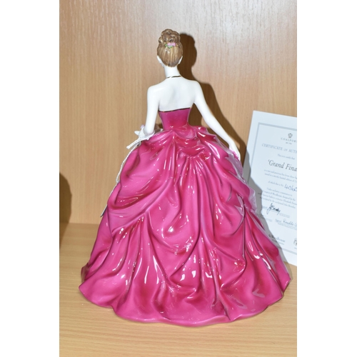 406 - A COALPORT 'GRAND FINALE' LIMITED EDITION FIGURINE, designed by couturier Elizabeth Emanuel for Comp... 