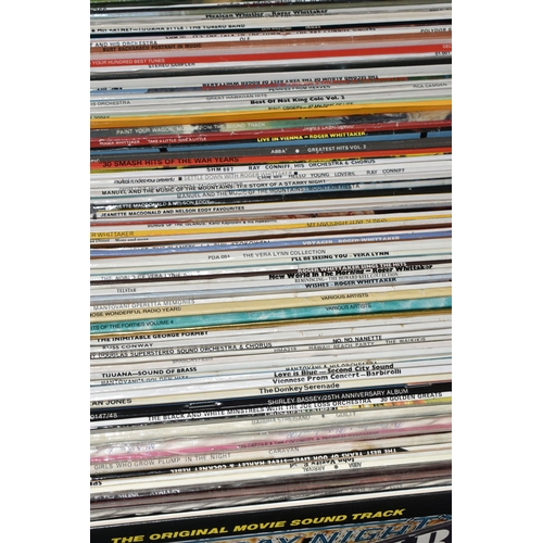 450 - TWO BOXES OF RECORDS, to include approximately one hundred and thirty LPs and 12'' singles, includin... 