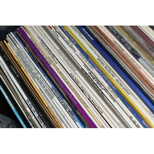 450 - TWO BOXES OF RECORDS, to include approximately one hundred and thirty LPs and 12'' singles, includin... 