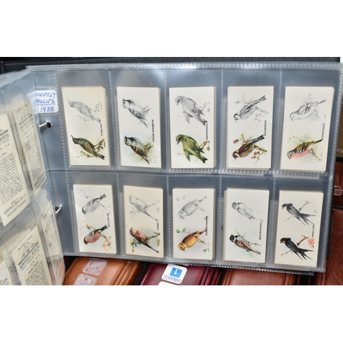 458 - SIX ALBUMS OF CIGARETTE CARDS containing approximately fifty-five sets from Gallaher, Ogden's, John ... 