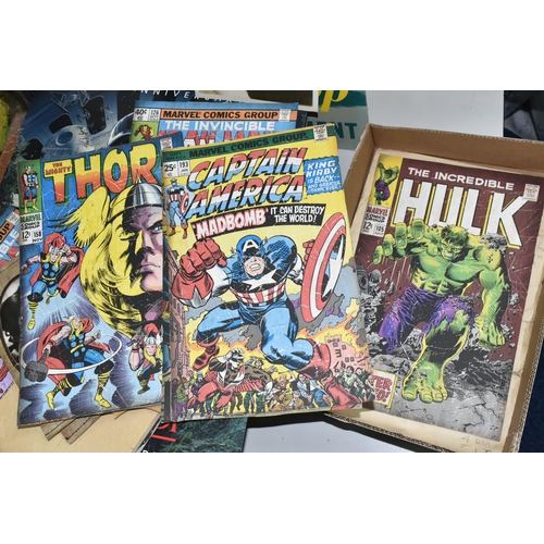 466 - EPHEMERA, twelve front covers of Marvel Group comics featuring Iron Man, X-Men, Thor, Captain Americ... 