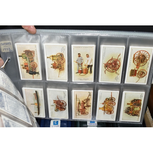 469 - SIX ALBUMS OF CIGARETTE CARDS containing approximately eighty-two sets and part-sets from Wills, Joh... 