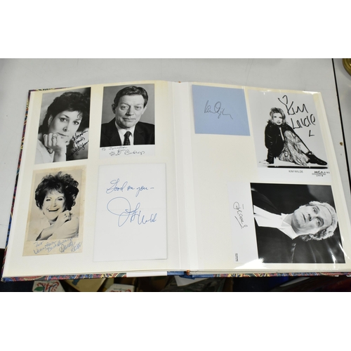 483 - PHOTOGRAPH / AUTOGRAPH ALBUM, One Album containing 106 photographs or letters, 98 of which are signe... 