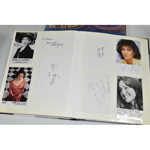 484 - PHOTOGRAPH / AUTOGRAPH ALBUM, One Album containing 118 photographs or letters, 112 of which are sign... 