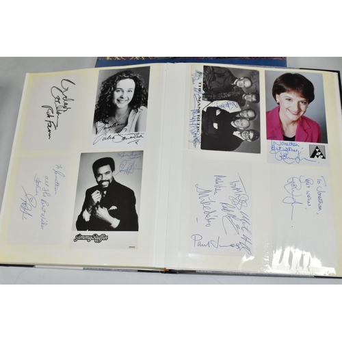 484 - PHOTOGRAPH / AUTOGRAPH ALBUM, One Album containing 118 photographs or letters, 112 of which are sign... 