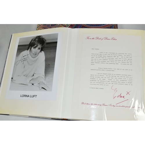 484 - PHOTOGRAPH / AUTOGRAPH ALBUM, One Album containing 118 photographs or letters, 112 of which are sign... 