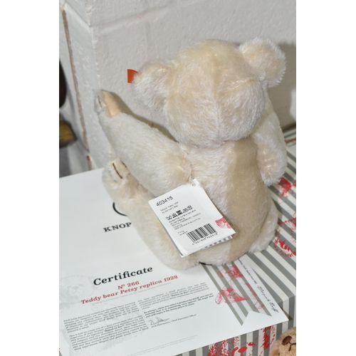 502 - A BOXED LIMITED EDITION STEIFF 'TEDDY BEAR PETSY REPLICA 1928', red numbered ear tag 5322,2 and butt... 