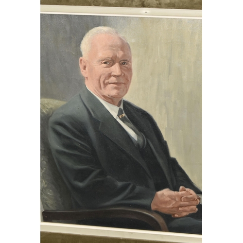 514 - JOHN LAWRENCE-BAKER (1922-1999) 'A PORTRAIT OF SAMUEL JAMES DOWNING WILLIAMS (1891-1968)', depicting... 