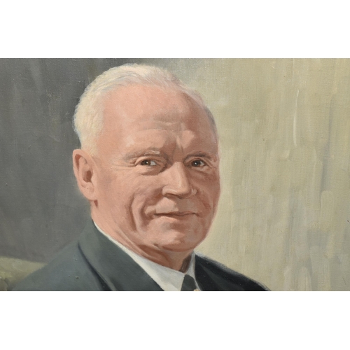 514 - JOHN LAWRENCE-BAKER (1922-1999) 'A PORTRAIT OF SAMUEL JAMES DOWNING WILLIAMS (1891-1968)', depicting... 