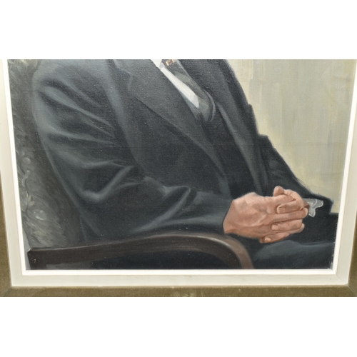 514 - JOHN LAWRENCE-BAKER (1922-1999) 'A PORTRAIT OF SAMUEL JAMES DOWNING WILLIAMS (1891-1968)', depicting... 