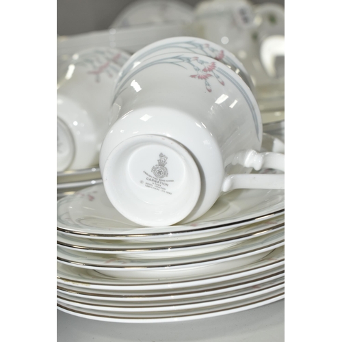 516 - A COLLECTION OF TEA WARE, to include a twenty two piece Royal Albert 'Silver Maple' tea set: a cake ... 