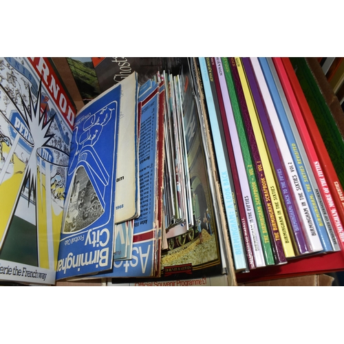 562 - FOUR BOXES OF BOOKS & EPHEMERA to include over 120 miscellaneous book titles in hardback and paperba... 